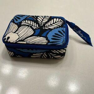 Vera Bradley Retired Blue Bayou Pill Container